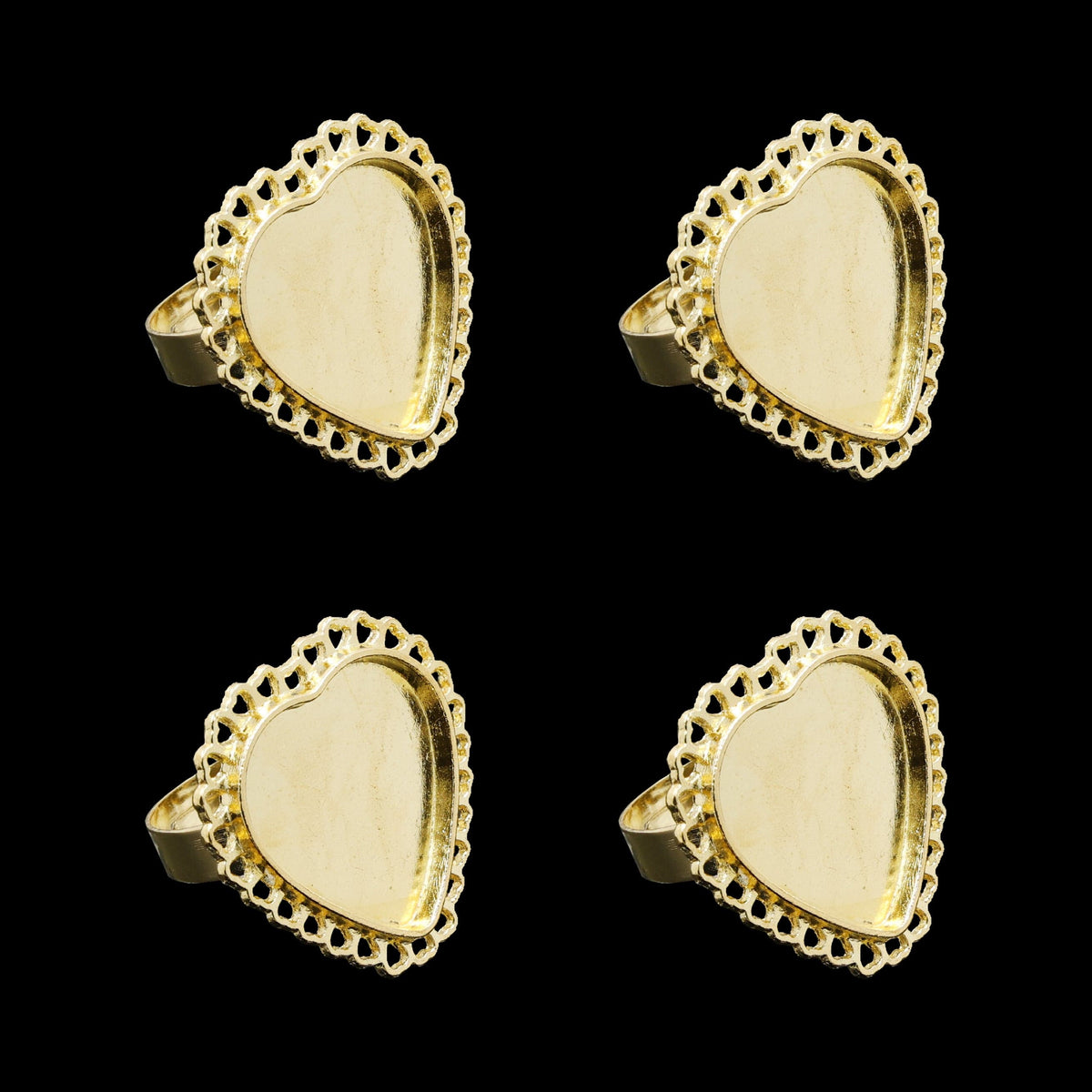 My Store RING BEZELS Gold Ring Bezels