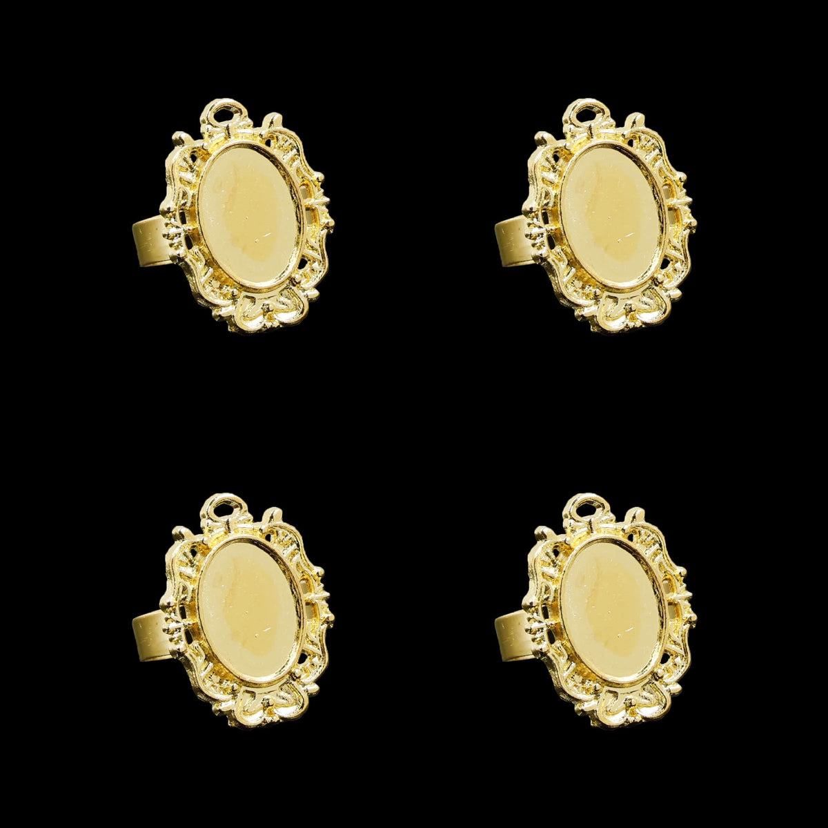 My Store RING BEZELS Gold Ring Bezels