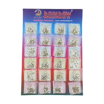 Crafteria 4MM Rhine Stone 20Pkt/Card