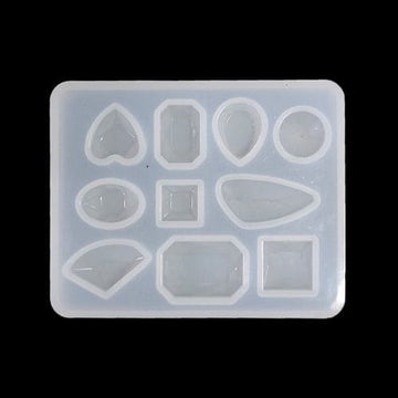 My Store Silicon Mould 10 CAVITY GEM STONE MOULD