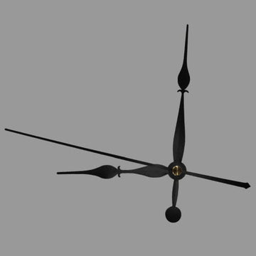 Crafteria BLACK CLOCK HANDS D-08