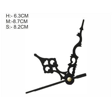 Crafteria MEDIUM / BLACK Clock Maharaja Hands