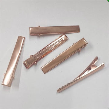 Crafteria 40MM / ROSE GOLD METAL HAIR CLIP