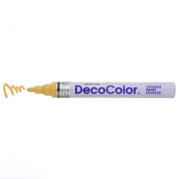 MARVY UCHIDA YELLOW Deco Color Broad Line Opaque paint Marker