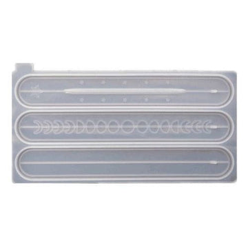 My Store Silicon Mould 3 IN 1 OVAL AGARBATI STAND MOULD