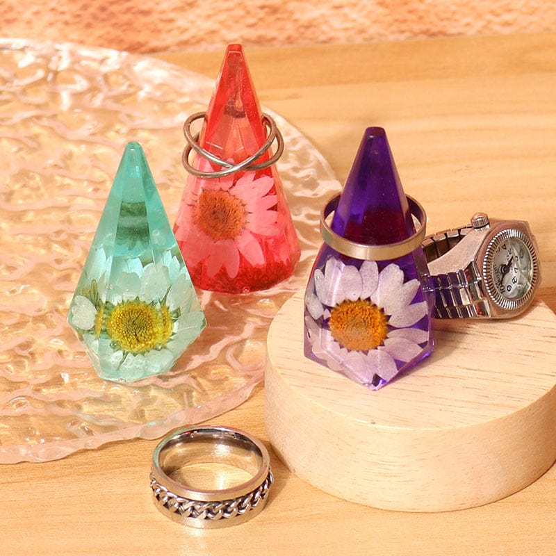 My Store Silicon Mould Cone Shaped Ring Holder & Candle Mould Design No 1