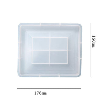 My Store Silicon Mould Rectangle Photo Frame & Coaster With Boundary Mould