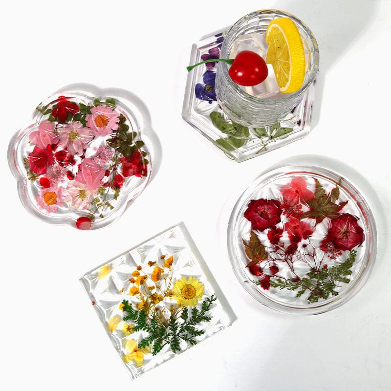 My Store Silicon Mould Round Textured Coaster Mould