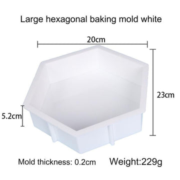 My Store Silicon Mould 8" x 9" Hexagon 50mm Deep Casting Mould