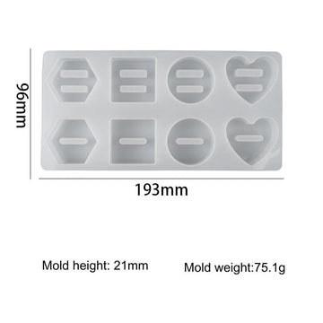 My Store Silicon Mould 8 Cavity Ring Holder Mould