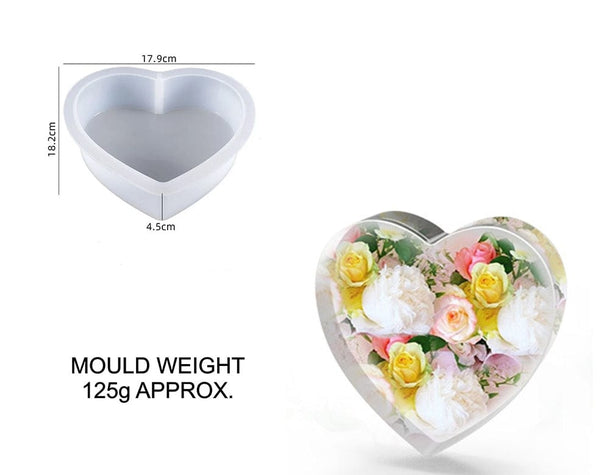 My Store Silicon Mould SMALL HEART DEEP CASTING MOULD