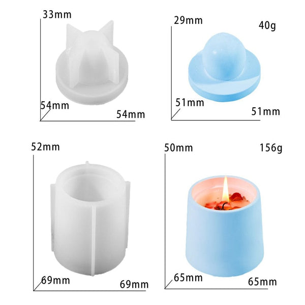 My Store Silicon Mould Small Candle Holder & Storage Box Mould