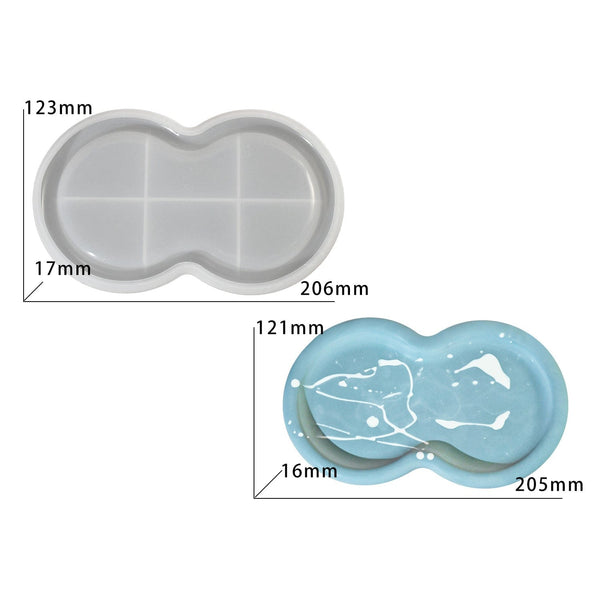 My Store Silicon Mould Short Tray Storage Circular Mould