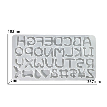 My Store Silicon Mould Kawaii Alphabet Mould