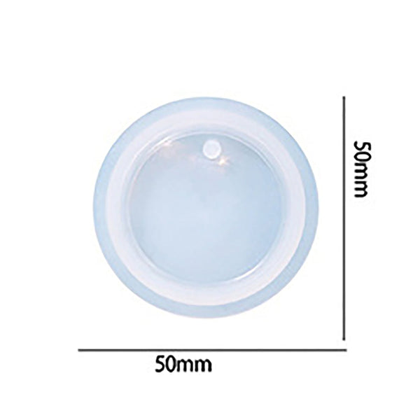 My Store Silicon Mould Round Keychain & Pendant Mould