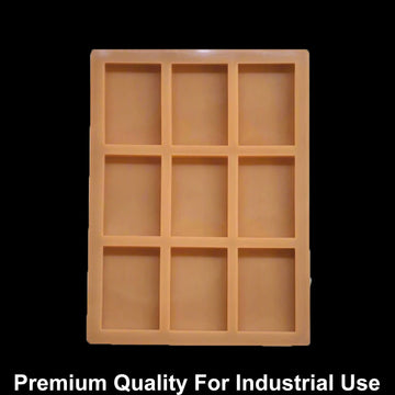 JUST CRAFT IT 9 Cavity Rectangle 70gms silicon soap mould