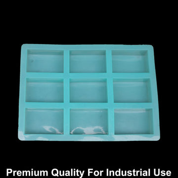 JUST CRAFT IT 9 Cavity Rectangle 125gms silicon soap mould