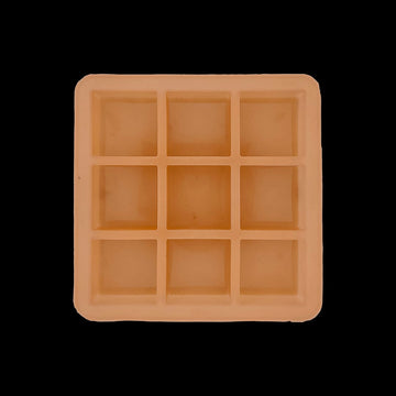 JUST CRAFT IT 9 Cavity Square 100gms Silicon Soap Mould