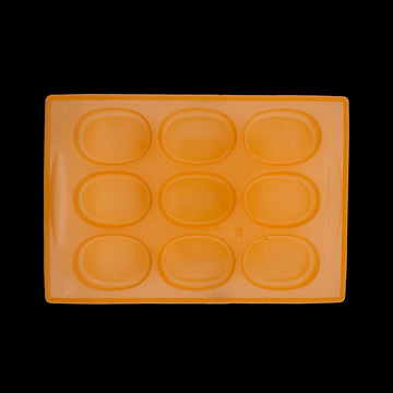 JUST CRAFT IT 9 Cavity Oval 75gms Silicon Soap Mould