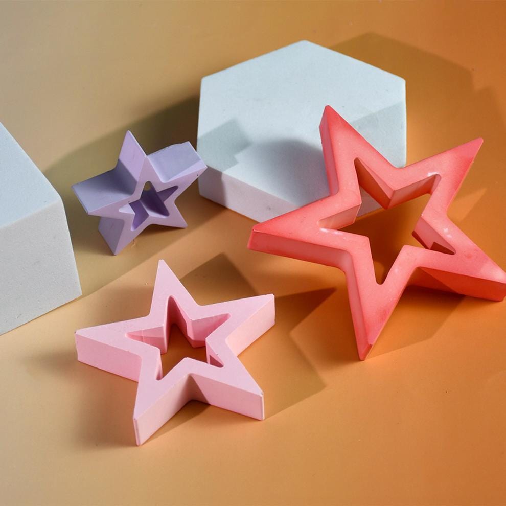 My Store Silicon Mould Large Hollow Star Mould
