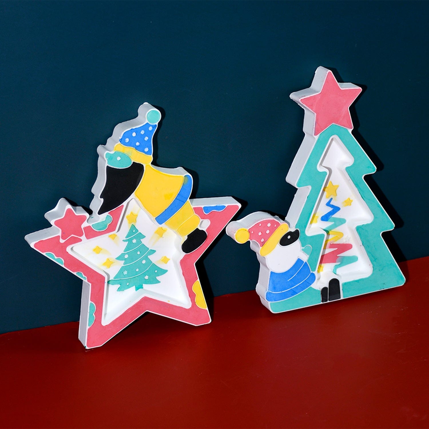 My Store Silicon Mould Santa Claus Star Mould