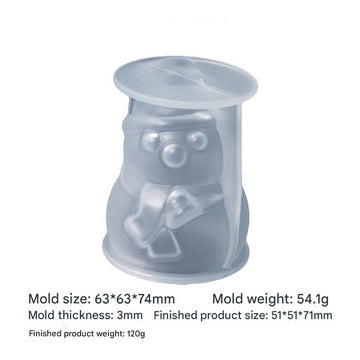 My Store Silicon Mould Christmas Snowman Mould