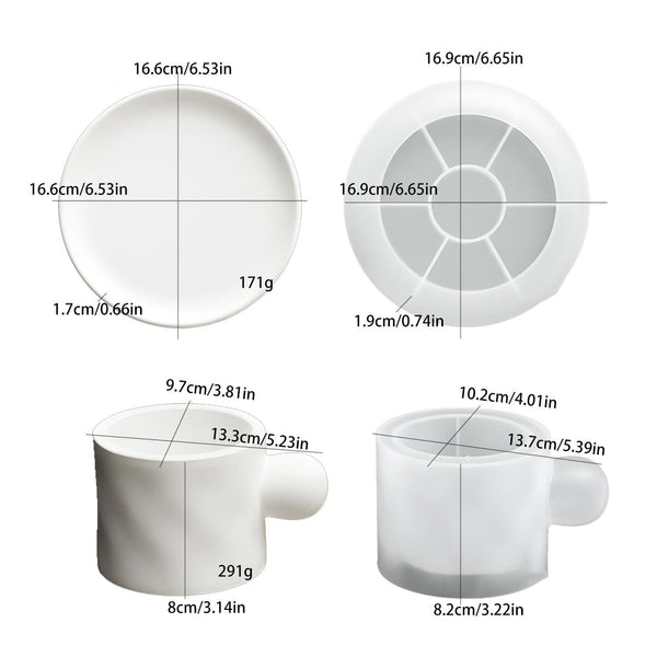 My Store Silicon Mould Multipurpose Coffee Cup Planter Mould