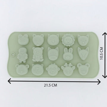 Crafteria Flexible Animals Shape Mould Tray Ice Balls Maker