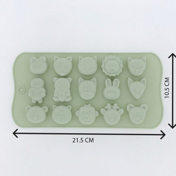 Crafteria Flexible Animals Shape Mould Tray Ice Balls Maker