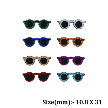 Crafteria 10.8 x 31mm Mix Colour Gandhi Chasma