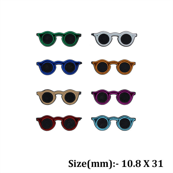 Crafteria 10.8 x 31mm Mix Colour Gandhi Chasma