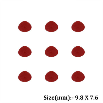 Crafteria Red / 9.8 x 7.6 Teddy Nose Flat Base