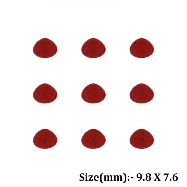 Crafteria Red / 9.8 x 7.6 Teddy Nose Flat Base