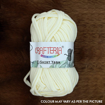 Crafteria Off White T-SHIRT YARN