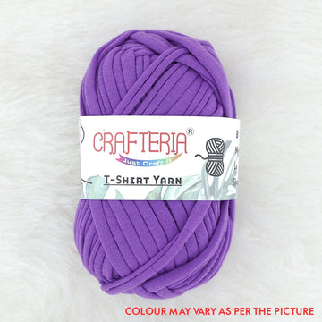 Crafteria Purple T-SHIRT YARN