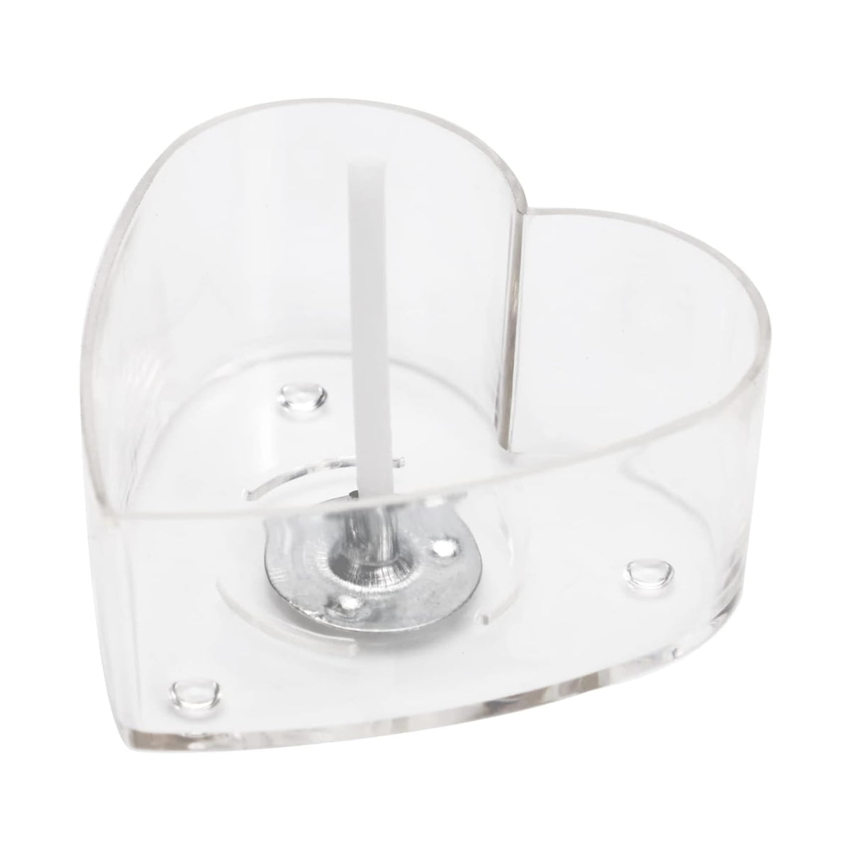 Crafteria Heart Tealight Cups Polycarbonate For Tealight Candles