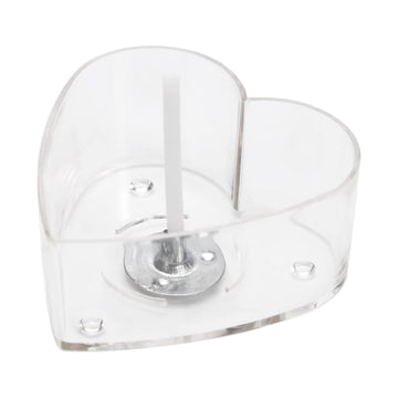 Crafteria Heart Tealight Cups Polycarbonate For Tealight Candles