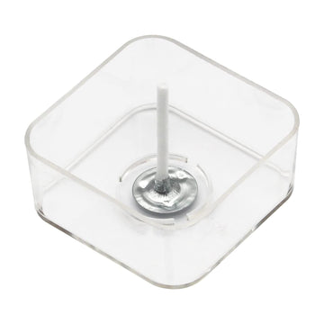 Crafteria Square Tealight Cups Polycarbonate For Tealight Candles