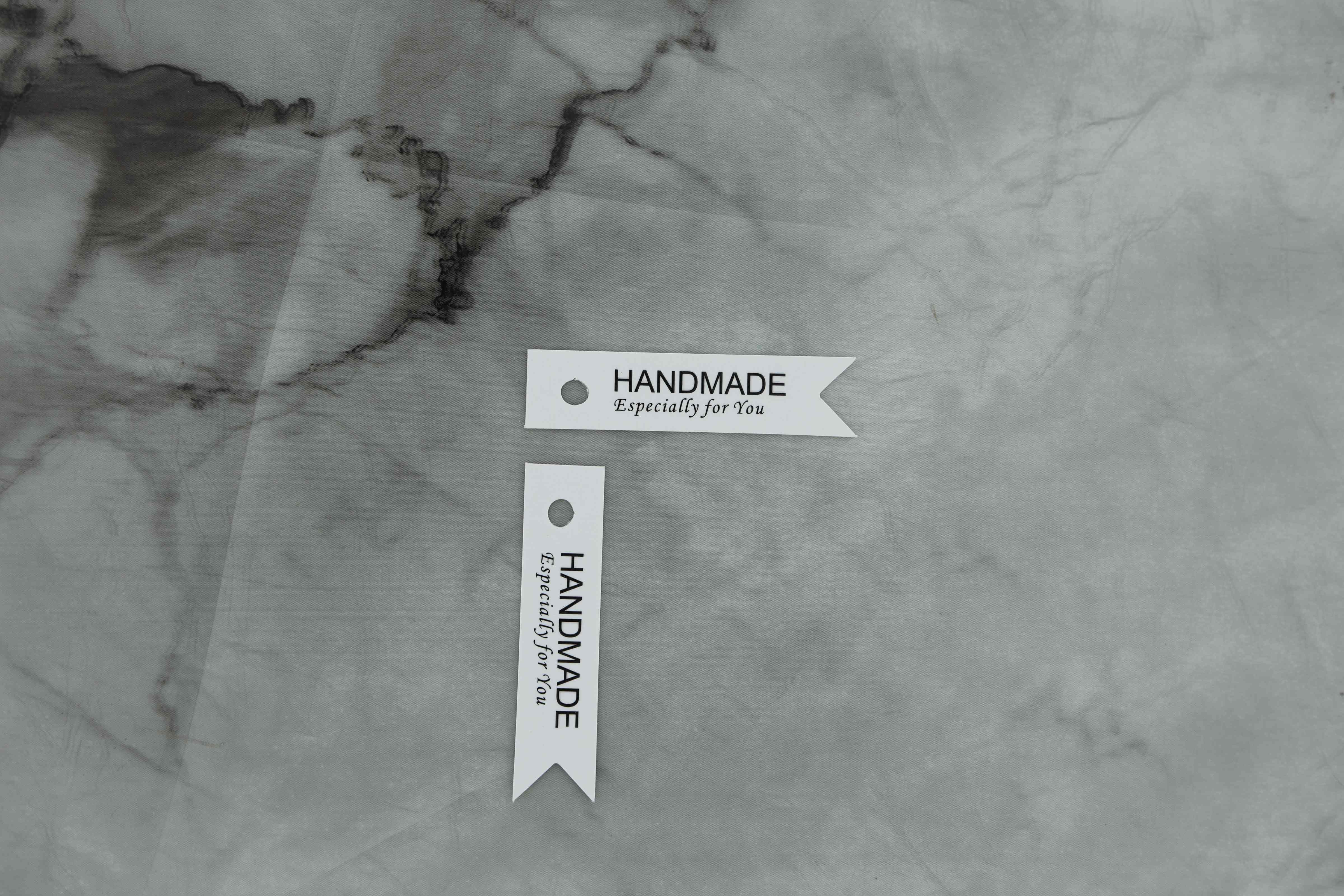 GENERIC Small White “Handmade – Especially For You” Slim Ribbon-shaped Decorative Tags – Pack Of 100 Pieces