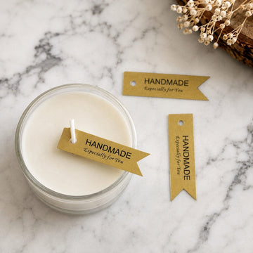 GENERIC Gold “Handmade – Especially For You” Ribbon-shaped Decorative Tags – Pack Of 100 Pieces