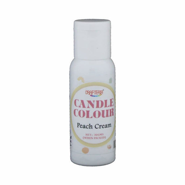 Crafteria Peach Cream Candle Colour