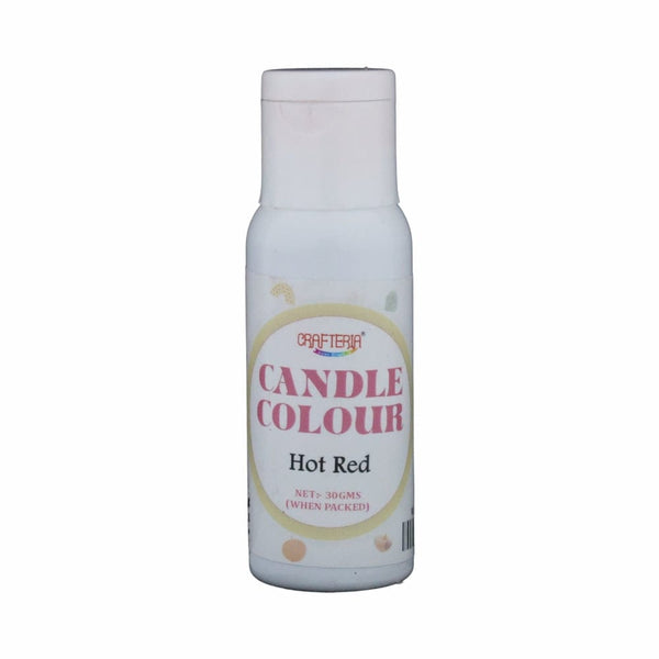 Crafteria Hot Red Candle Colour