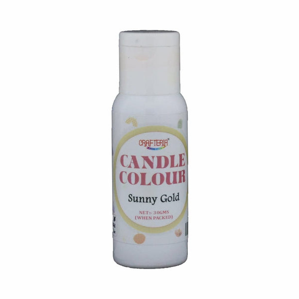 Crafteria Sunny Gold Candle Colour